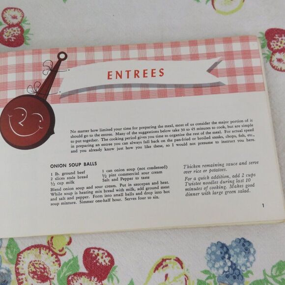 Clock Wise Time Saving Recipes for the Busy Homemaker 1953 by Barbara Gillard - Picture 3 of 10